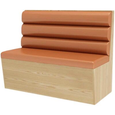 Modern Restaurant Fast Food Wood Booth Seating Commercial Canteen Furniture