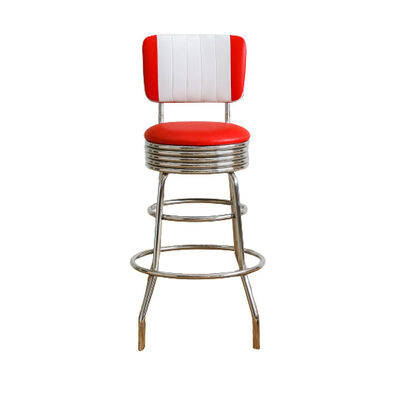 American Design Metal Frame Bar Stools Industrial 50'S Customize