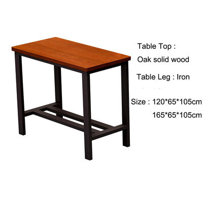 Deck Outdoor Bistro Bar Tables Set Commune Industrial Style Wood