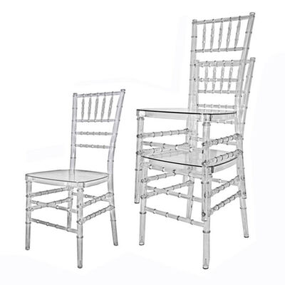 Couple Wedding Banquet Chairs With Cushion Stacked Disassembly 40x40x92cm