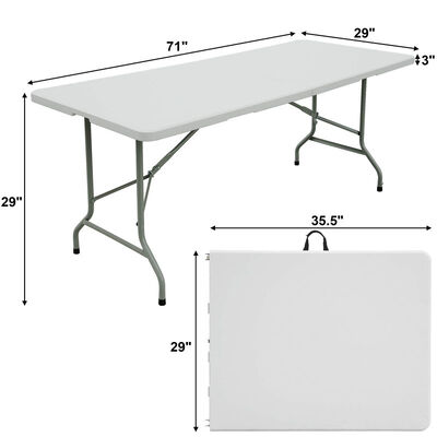 10 Ft Adjustable Height Banquette Table Restaurant Square Camp 6 X 2