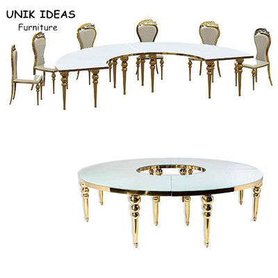 Monaco Marriage Hall Dining Table Chairs S Shape Decoration Creative 75CM