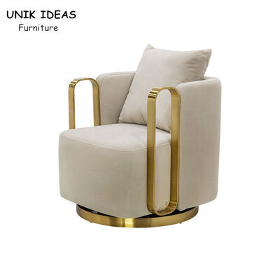 Leather Single Seater Armchair White Accent Apartment Villa Hotel Living Room