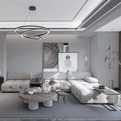 3 Piece Living Room Sectional Couches With Recliners Furniture Italian Minimalist