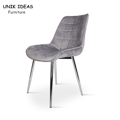 ราคาดี Leisure Modern Nordic Dining Chairs Upholstered Home Furniture Velvet Fabric ออนไลน์
