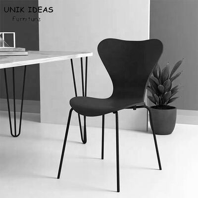 ราคาดี Rustic Pp Metal Leg Dining Chairs Colorful Nordic Black Stackable ออนไลน์