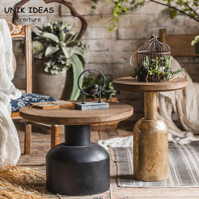 ราคาดี Antique Hand Carved Luxury Center Table 8.5kg Decorative Solid Wood Round ออนไลน์