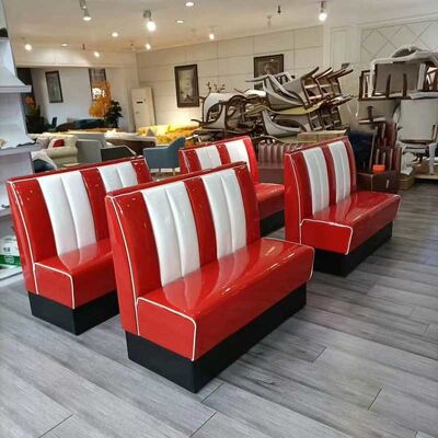ราคาดี American Restaurant Fast Food Booth Seating Retro 1950S Long Sofa ออนไลน์