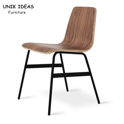 ราคาดี Simple Nordic Restaurant Metal Bentwood Chair Plywood Dining Chairs ออนไลน์
