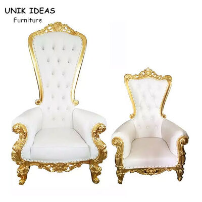 ราคาดี Royal High Back King Throne Chairs Wedding Rental Bride And Groom Sofa Chair ออนไลน์
