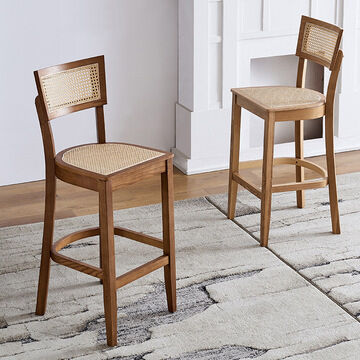 ราคาดี Wholesale Cheap Contemporary Used Wooden Home Kitchen Breakfast Bar Stool on Sale ออนไลน์