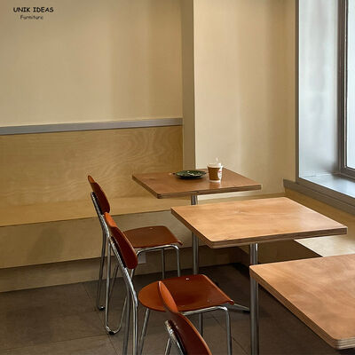 ราคาดี โต๊ะและเก้าอี้ไม้ ห้องนั่งเล่น โต๊ะและเก้าอี้อาหารโลหะ อาหารร้านอาหาร เฟอร์นิเจอร์ เฟอร์นิเจอร์ไม้ ออนไลน์