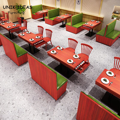 ราคาดี Promotion Price Modern Design Restaurant Booth Seating With Table Durable Restaurant Table and Chairs ออนไลน์