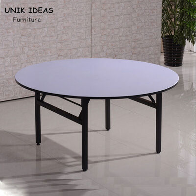 ราคาดี 6ft 8 Ft Folding Banquet Table Round Plywood Dining Table ออนไลน์