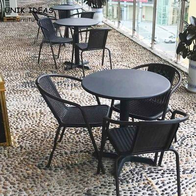 ราคาดี Outdoor Lounge Chair Garden Furnitures Patio Balcony Table Set 56x56x74cm ออนไลน์