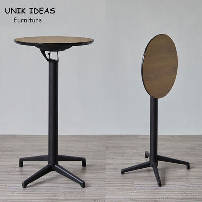 ราคาดี Counter Foldable High Top Table Restaurant Bar Height Tables Round ออนไลน์