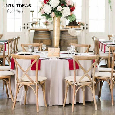 ราคาดี Wooden Crossback Chairs Wedding Hire Furniture Royal Fancy 42.5x43x88cm ออนไลน์