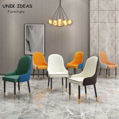 ราคาดี 80cm Hotel Wingback Leather Dining Chair 6 Seater Scandinavian Design ออนไลน์