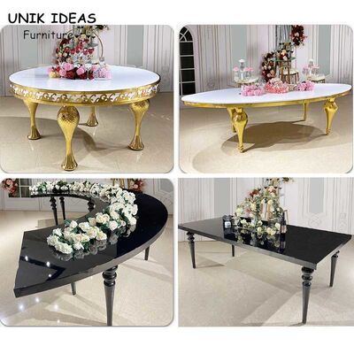 ราคาดี 5 Foot 4 Foot Folding Banquet Table Chairs Wedding Stainless Steel ออนไลน์