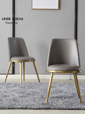 ราคาดี Outdoor Gold Metal Frame Dining Chairs Minimalist North European Style Dining Set Comfortable ออนไลน์