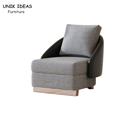 ราคาดี Black Grey High Back Single Seater Sofa Wingback Accent Chair Gray Italian 78cm ออนไลน์