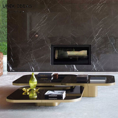 ราคาดี Stainless Steel Center Table 3 By 3 For L Shape Sofa Sectional Mirrored 0.6CBM ออนไลน์