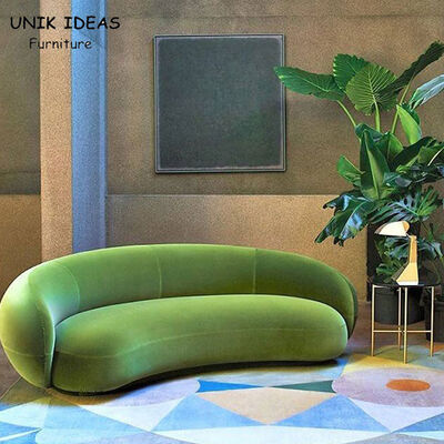 ราคาดี Half Moon Shaped Sectional Living Room Couch Sets With Recliners Long Booth 160cm ออนไลน์