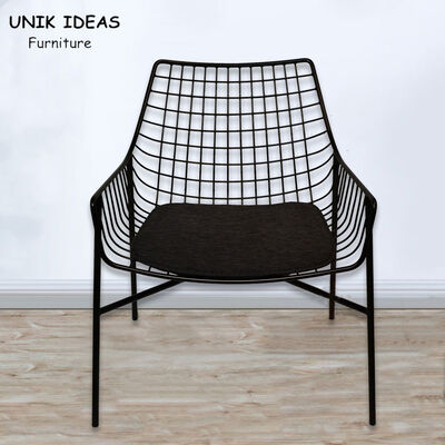 ราคาดี Event Black Metal Wedding Chairs Iron Dining Chairs With Cushion Cafe Bar ออนไลน์