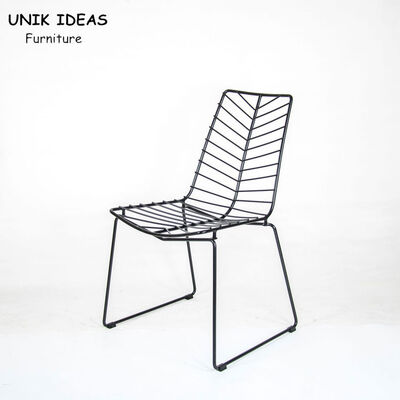 ราคาดี Leaf Shaped Wire Mesh Dining Chairs Stacking Diamond Seat Cushion Unikideas ออนไลน์