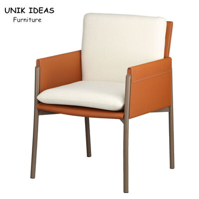 ราคาดี Fabric Leather Single Seater Sofa Chair French Reception Metal Inside Antique ออนไลน์