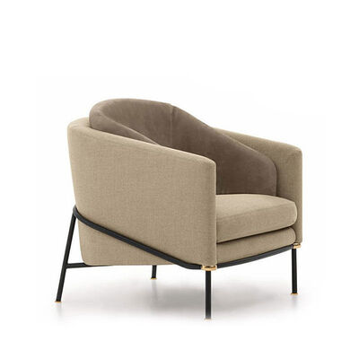 ราคาดี Leisure Single Sofa Arm Chair Enveloping Shape Fabric Living Room Seater 800x860x750mm ออนไลน์